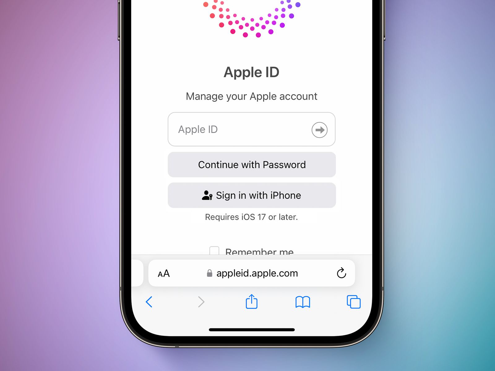 Користувачі iOS 17 тепер можуть входити до Apple ID за номером телефону.  Читайте на UKR.NET