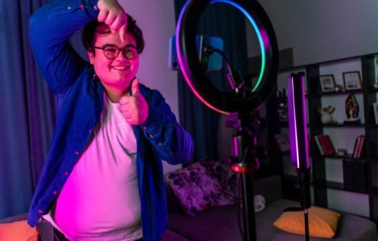 світло для блогера