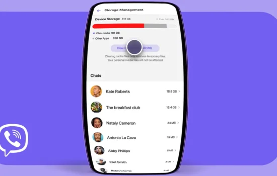 очистити кеш Viber