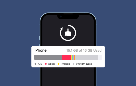 очистити системні дані на iPhone
