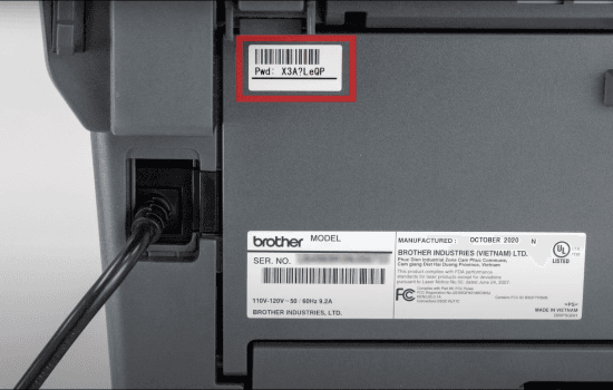 вхід на принтер по паролю