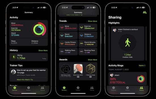 сповіщення про фітнес на iPhone