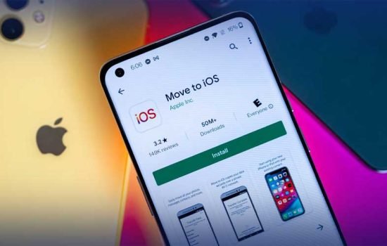 перенести дані з Android на iPhone