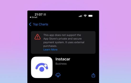 Попередження від Apple в App Store