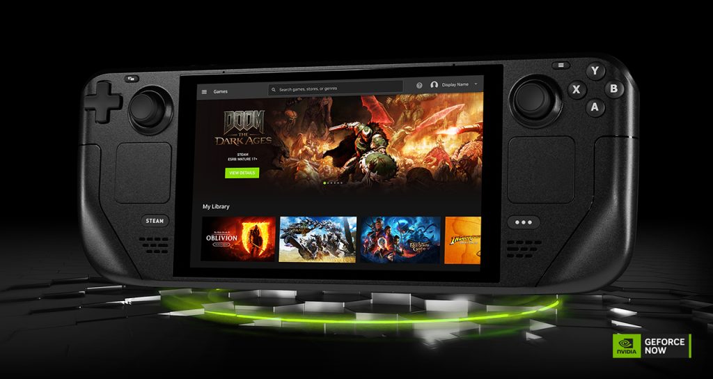 Nvidia GeForce Now Steam Deck