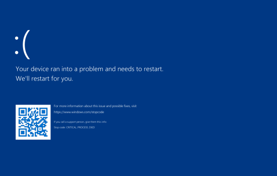 Синій екран смерті Windows