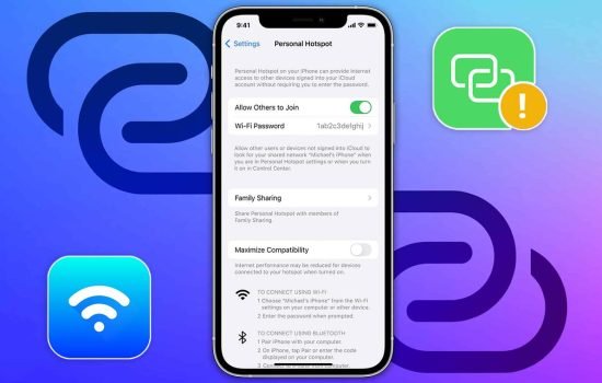 режим модема на iPhone