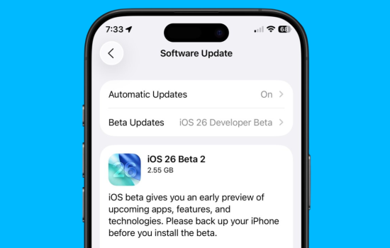 iOS 26 Beta 2