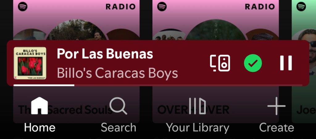 Create Button Spotify