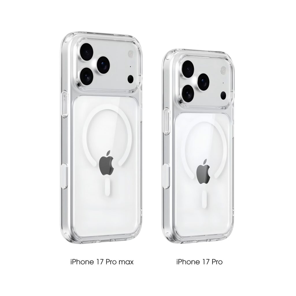 iPhone 17 Pro max and 17 Pro new logo pos