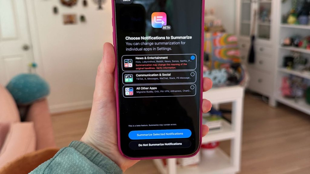 Apple резюме сповіщень