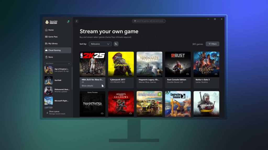 Xbox Stream Your Own Games