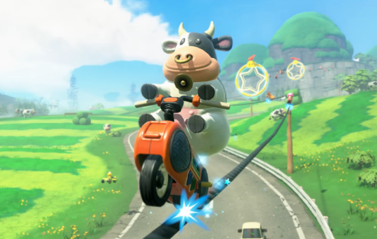 Cow Mario Kart