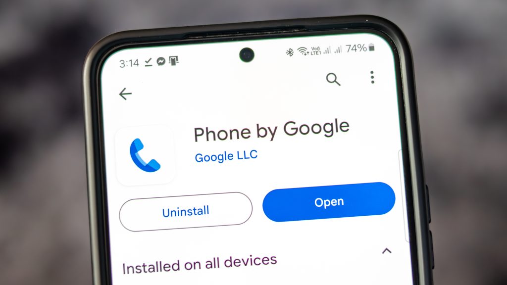 Застосунок телефон від Google