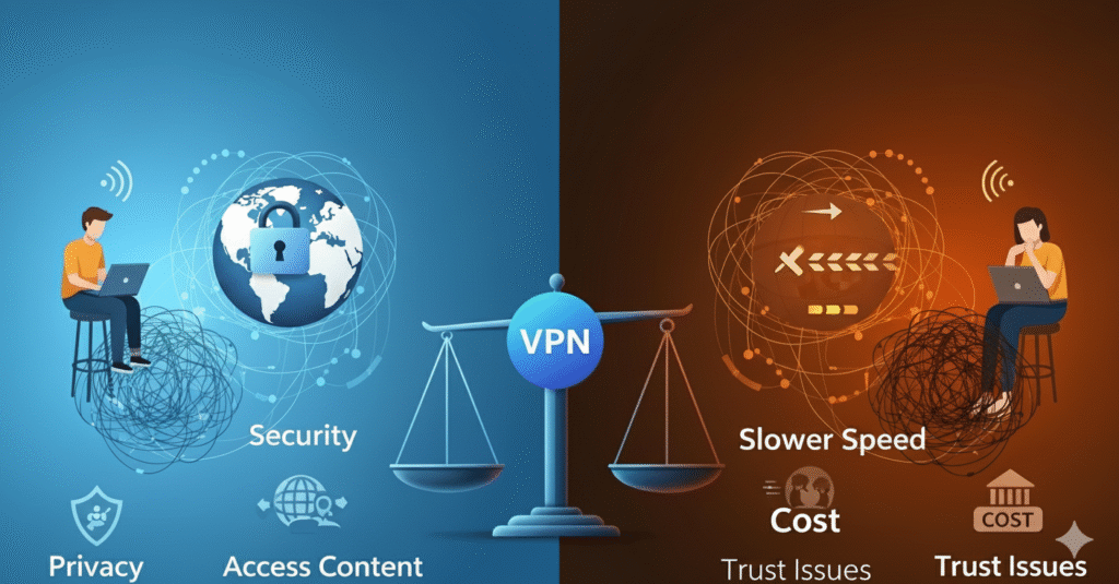 Переваги і недоліки VPN