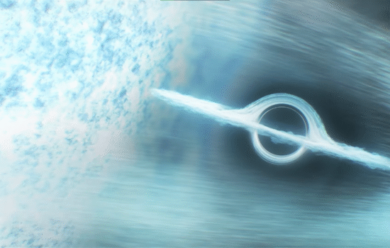 Чорна діра поглниає зірку