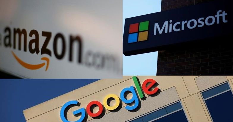 Amazon Microsoft Google