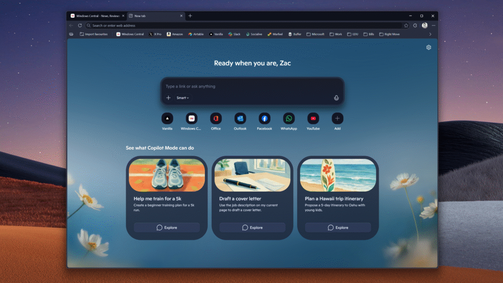 Microsoft Edge redesign