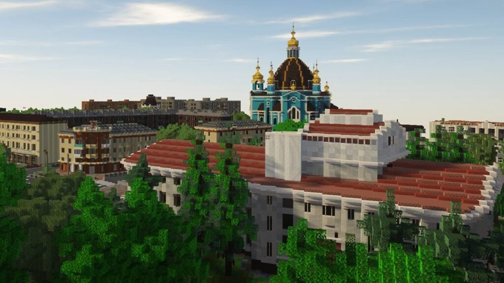 Гравці створюють цифрову копію Маріуполя в Minecraft