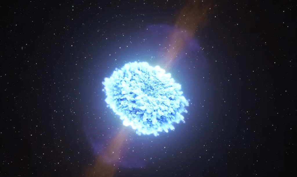NASA з’ясувала, що відбувається за мілісекунди до зіткнення нейтронних зір